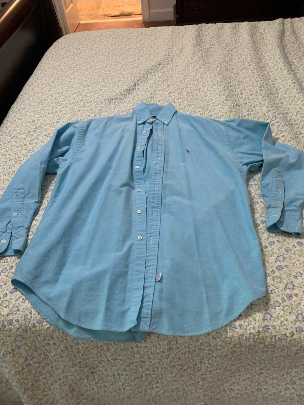 Ralph Lauren Light Blue The Big Oxford Button-Down Shirt